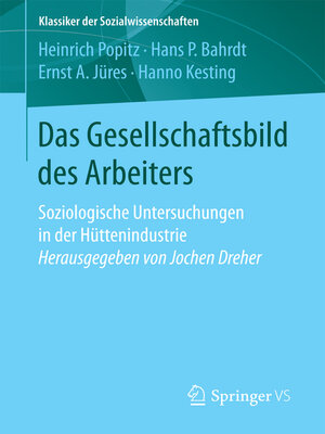 cover image of Das Gesellschaftsbild des Arbeiters